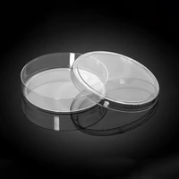 20pcslot 100mm disposable sterile plastic petri dish transparent lab culture dish