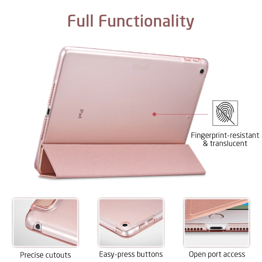 Чехол ESR для iPad Air 3 2019 Yippee Trifold умный чехол с автоматическим переходом в спящий