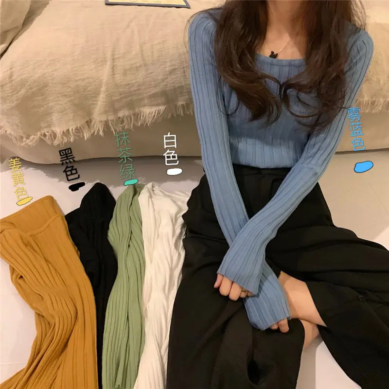 

Autumn Women's Clothing 2020 Slim Pullover Sweater Top Woman Sweaters Femme Chandails Pull Hiver