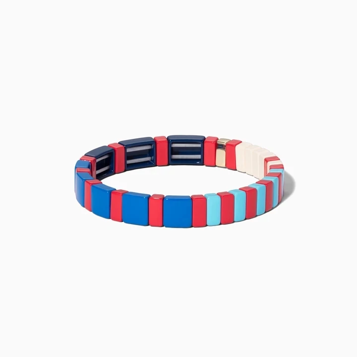 Bracelets enamel stretch bracelets for women armbandjes dames pulsera masculina TUTTI FRUTTI BRACELET GOLD HONEYCOMB beads bracelet men - Окраска металла: Bracelets