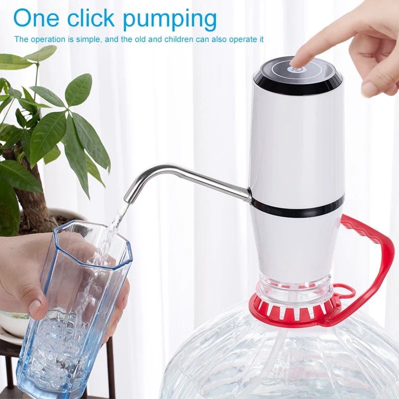 

Rechargeable Bottle Drinking Double Pump Power Mini Wireless Automatic Water Dispenser