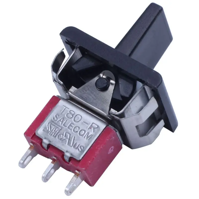 

Quality AC 250V/3A 125V/5A Momentary SPDT 3 Positions Toggle Switch T80-R