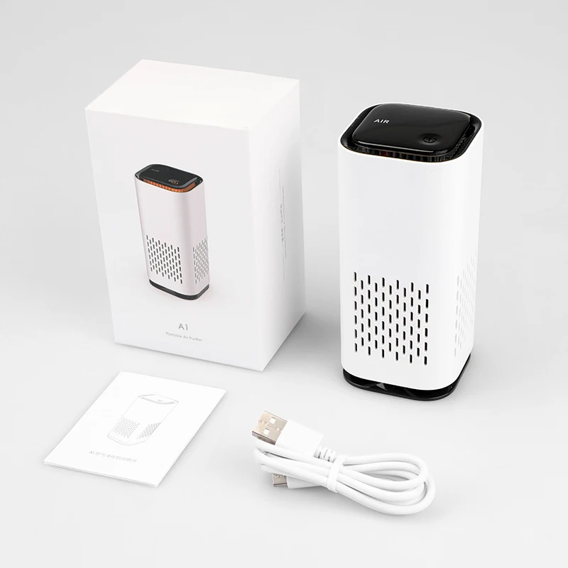 

Car Air Purifier Cleaner Negative Ion USB Mini Home Vehicle Air Cleaner Remove Formaldehyde Air Purifier Car Accessories