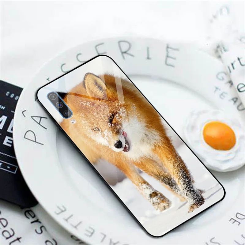 Cute Animal Red Fox In The Snow Mobile Phone Accessories Case for Samsung Galaxy S8 S9 S10 A6 A8 M10 M20 M30 Plus Bags | Мобильные