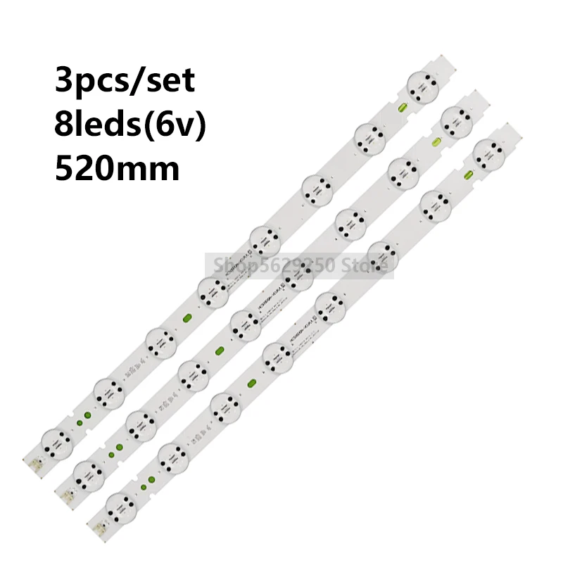 

3pcs LED Backlight Strip for LG HC500DQN-VCUR/L 50UK63/65_INX 50UK6520PSA 50UK6520 50UK6510PSF 50UK6510 50UK6500 50UK6470