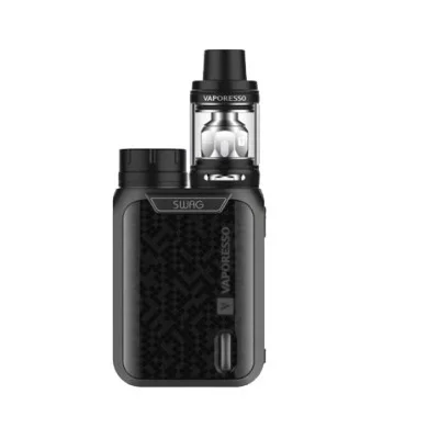 Black Набор электронных сигарет Vaporesso Swag 18650 TC коробка мод с 3,5 мл NRG Vape Танк GT Core испаритель Набор для начинающих VS Voopoo Drag - Цвет: Black