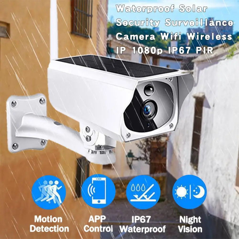 Водонепроницаемая IP камера видеонаблюдения HD Wi Fi IP66|Монитор и дисплей для CCTV| |