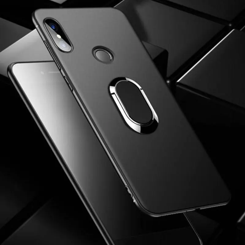 Для Alcatel 1 S чехол матовый Силиконовый мягкий палец кольцо Магнит чехол для телефона Alcatel 1 S 5024D 5024Y 5024K подставка задняя крышка