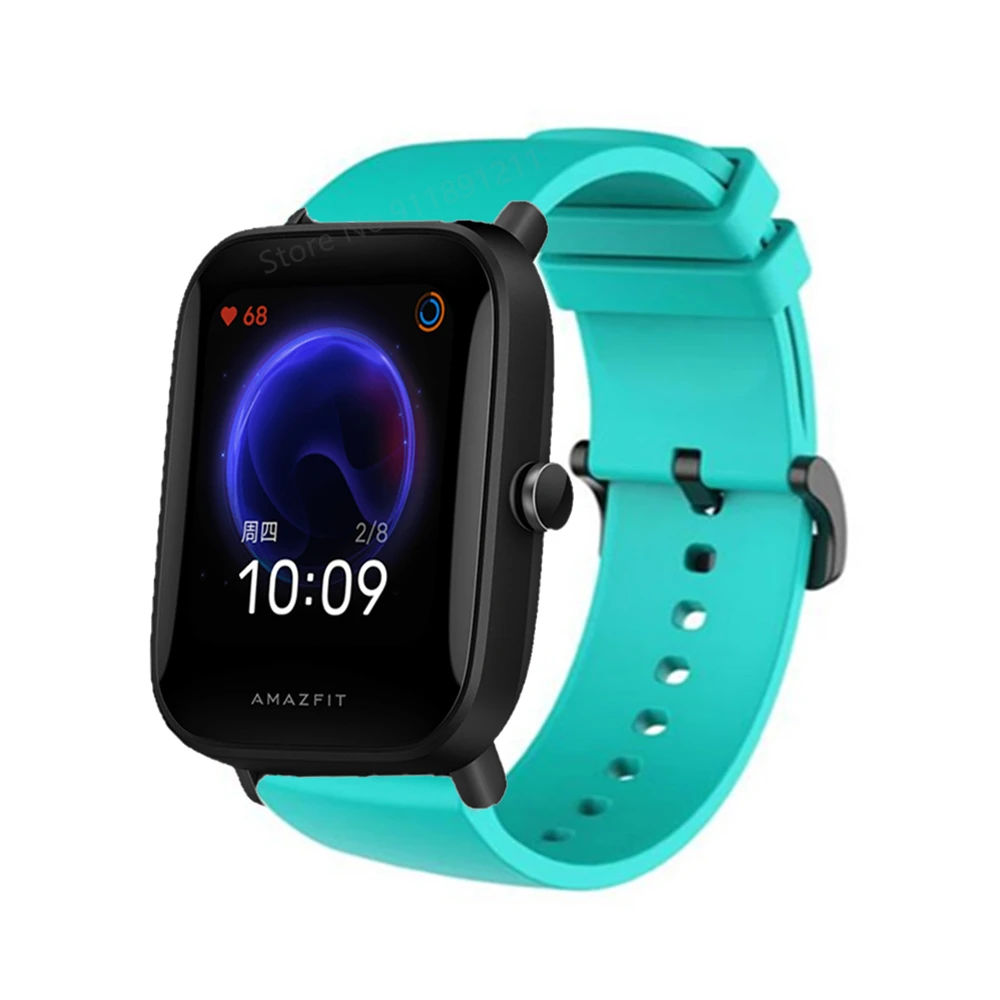 Ремешок силиконовый для Huami Amazfit Bip U Pro браслет часов S/GTS 3 2 2e/GTS2 Mini 20 мм |