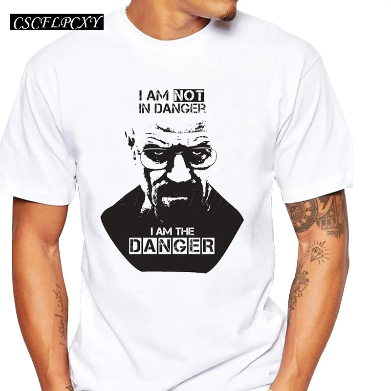Мужская Повседневная футболка с коротким рукавом надписью I Am The One Who Knocks Heisenberg 2019