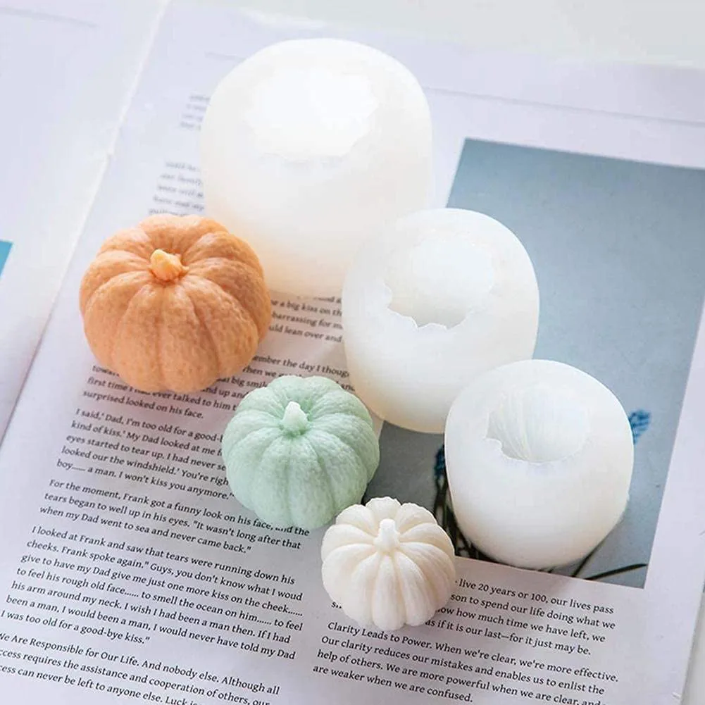 

Christmas Pumpkin Mold Silicone Baking Accessories 3D DIY Sugar Craft Chocolate Cutter Mould Fondant Cake Decorating Tool