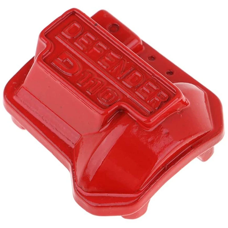 

2 Packs of Heavy Metal Axle Differential Cover for RC 1/10 Scale Traxxas TRX-4 Track, Red