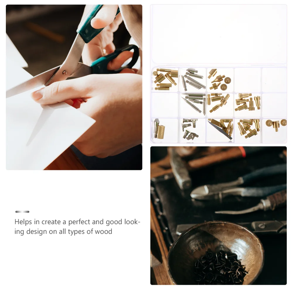 

1 Set Wood Burning Set Carving Iron Tip Premium Carving Pyrography Set