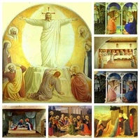 full squareround drill fra angelico artworks diamond painting 5d embroidery cross stitch kits diy mosaic handmade home decor