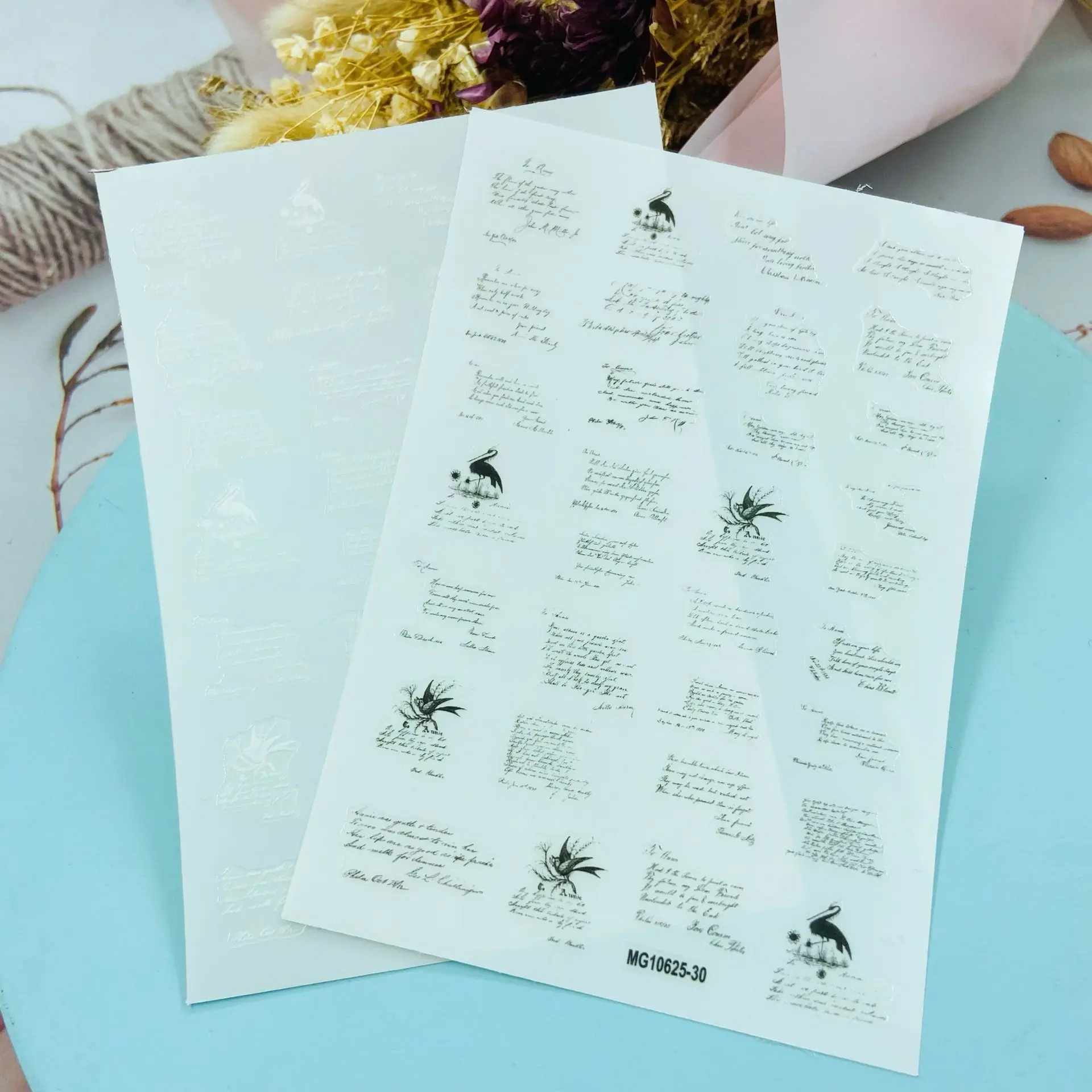 

Наклейки для ногтей в японском стиле, наклейки для ногтей, тонкие светильник бесследные сухие наклейки для ногтей, черные и белые английски...