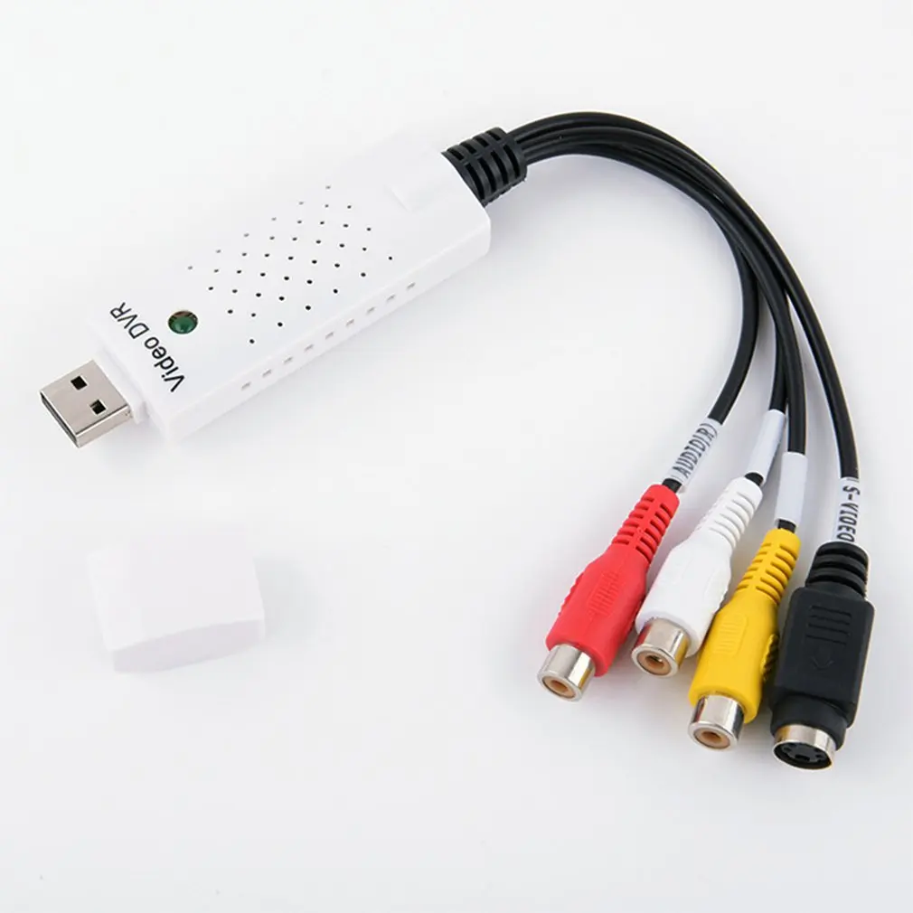 Адаптер захвата видео USB 2 0 чипсет U TV 007 ТВ DVD VHS адаптер аудио S-видео конвертер с