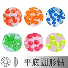 SS16 SS20 стеклянные стразы с плоской задней стороной, без горячей фиксации, для дизайна ногтей, одежда со стразами обувь, сумки, украшение, кристалл