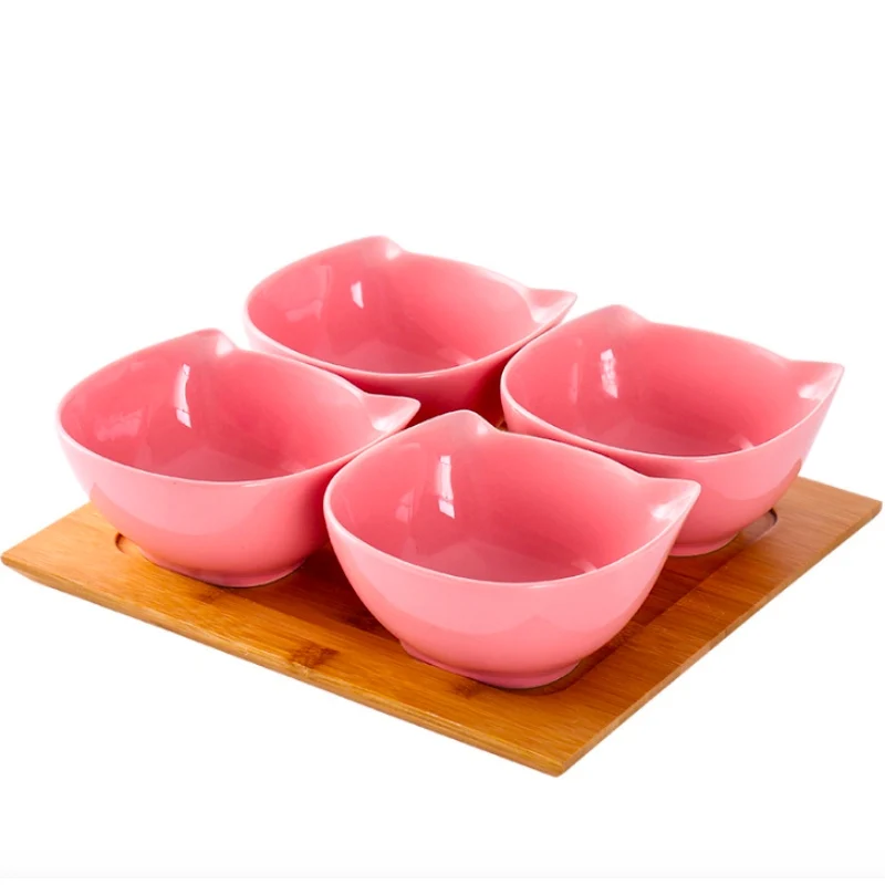 Nordic Ceramic Salad Bowl Candy Color Breakfast Cereal Fruit Dessert Soup Noodles Rice Small Microwave Oven Tableware | Дом и сад
