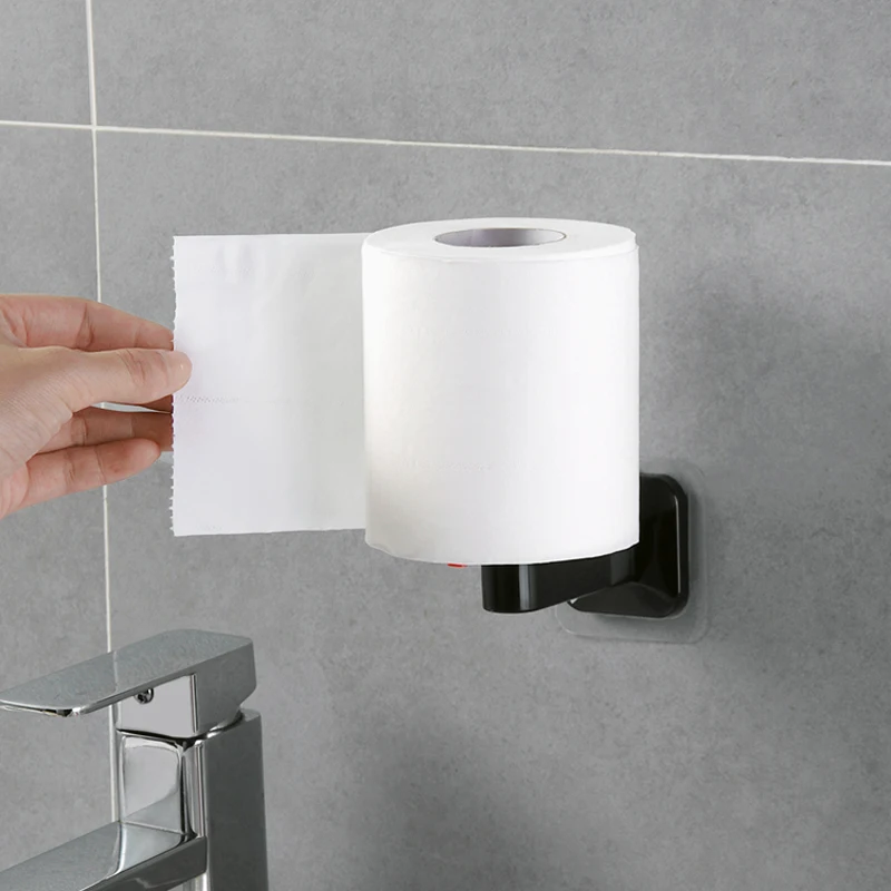 

Drop Ship Kitchen Paper Roll Holder Stand Storage Self Adhesive Wall Mounted Hanger Hooks Bathroom Organizer Accessories Rack
