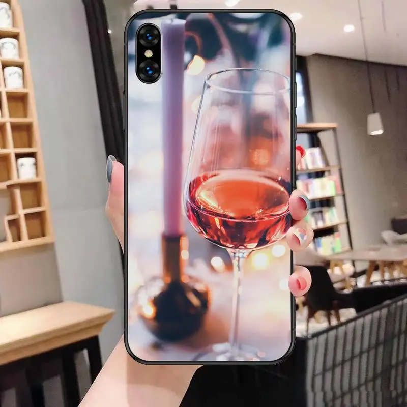 

Keep Calm And Drink Wine Phone Case for iphone etui 11 12 pro se 20 max xr xs x 7 8 6s plus mini Fundas Coque cover