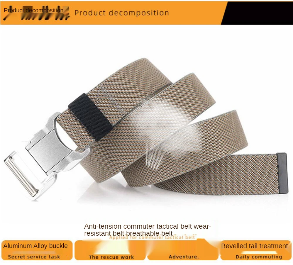 

CUKUP New Design Multifunction Military Fans Outdoor Belt Special Tactical Soldier Training Quality Nylon Belts 3.8cm CBCK183
