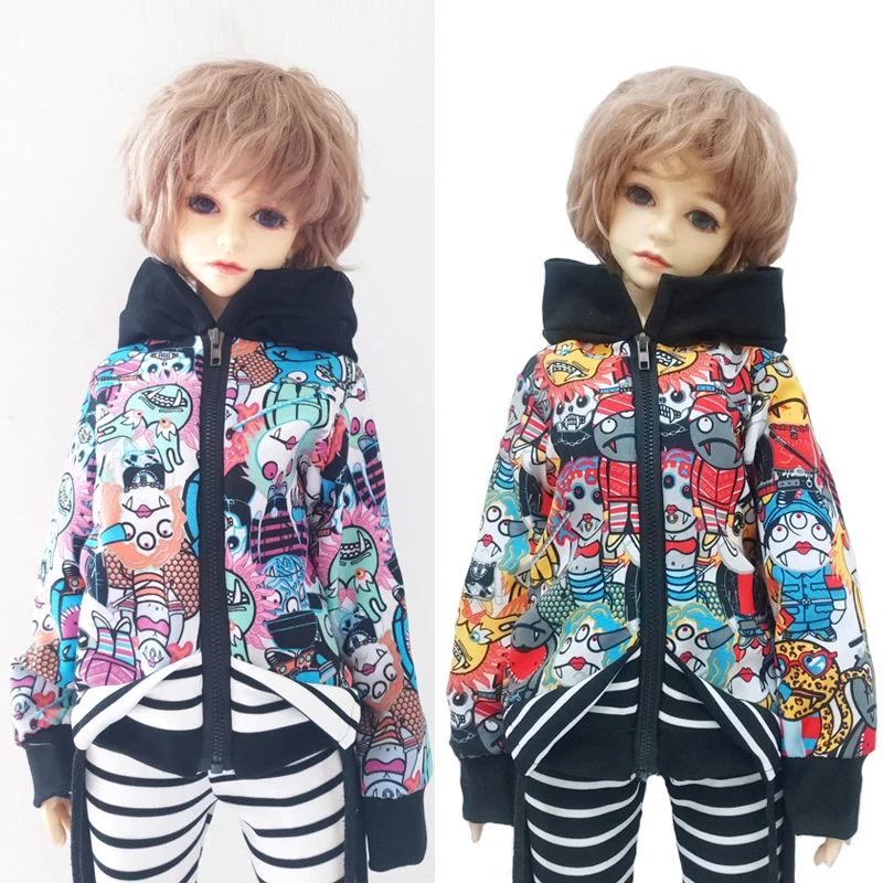 

1/3 1/4 1/6bjd Doll Clothes fashion Hoodie jacket cardigan coat or pants for Blyth Azone OB23 OB24 SD 1/6 doll accessories