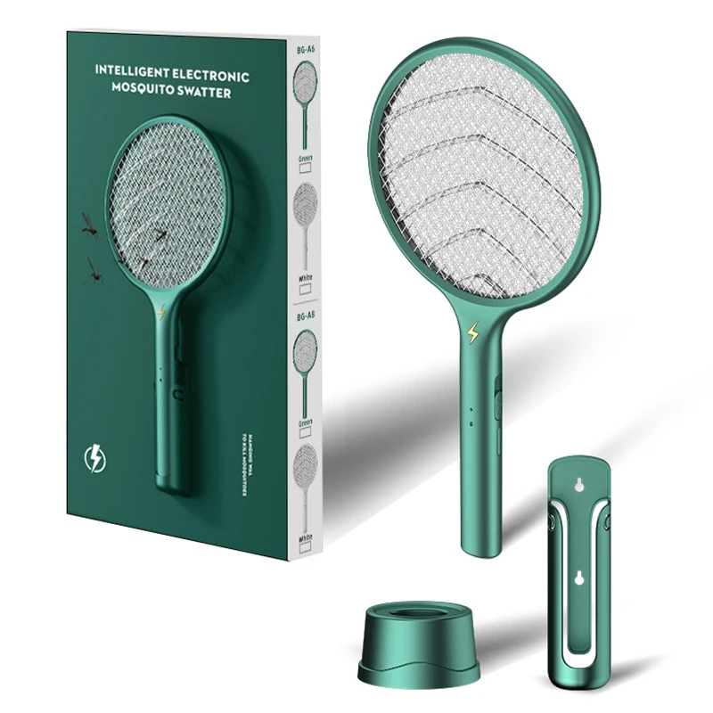 

Mosquito Killer Mosquitoes Lamp Electric Fly Swatter Handheld Electronic Swat Bug Mosquito Insect Wasp Zapper Killer USB 3 Layer