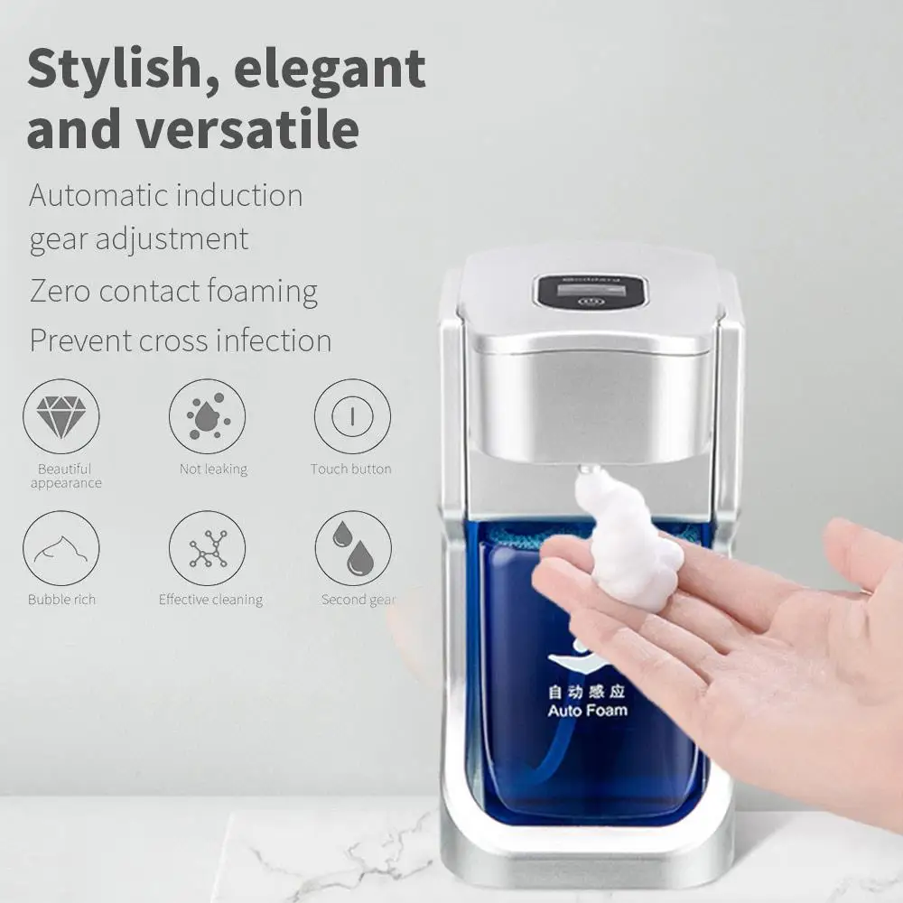 

Soap Pump Ouchless Automatic Hand Washer Soap Dispenser Soap Dispenser Foam 500ML Portable Creative Morden Quantitative
