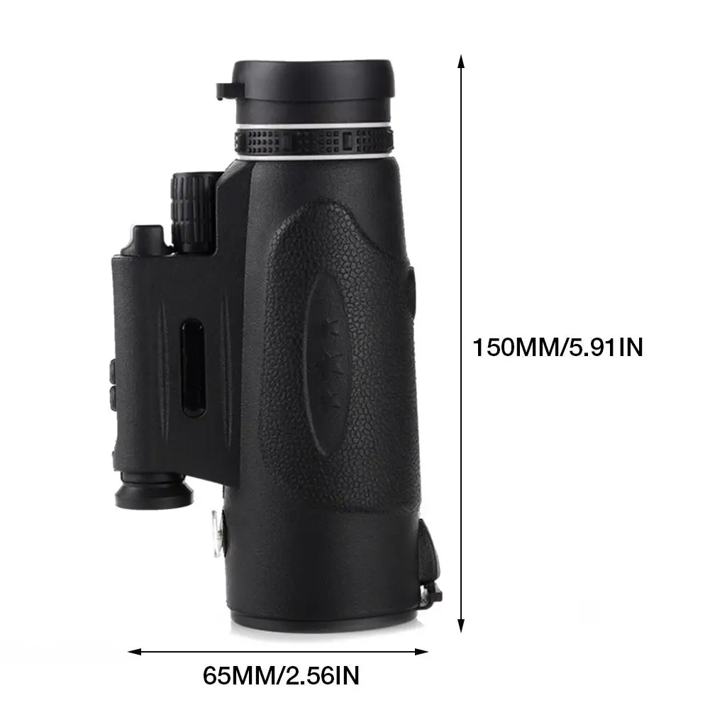 Монокуляр 100x90 с держателем для смартфона HD BAK4 Prism ночного видения монокулярный