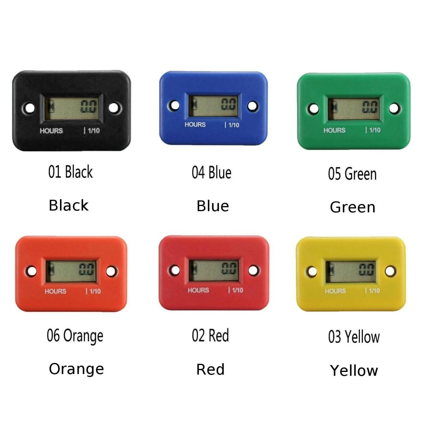 Мотоцикл четырехколесный квадроцикл ATV цифровой ЖК водонепроницаемый счетчик