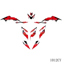 full graphics decals stickers motorcycle background custom number for yamaha raptor 700r 2006 2007 2008 2009 2010 2011 2012