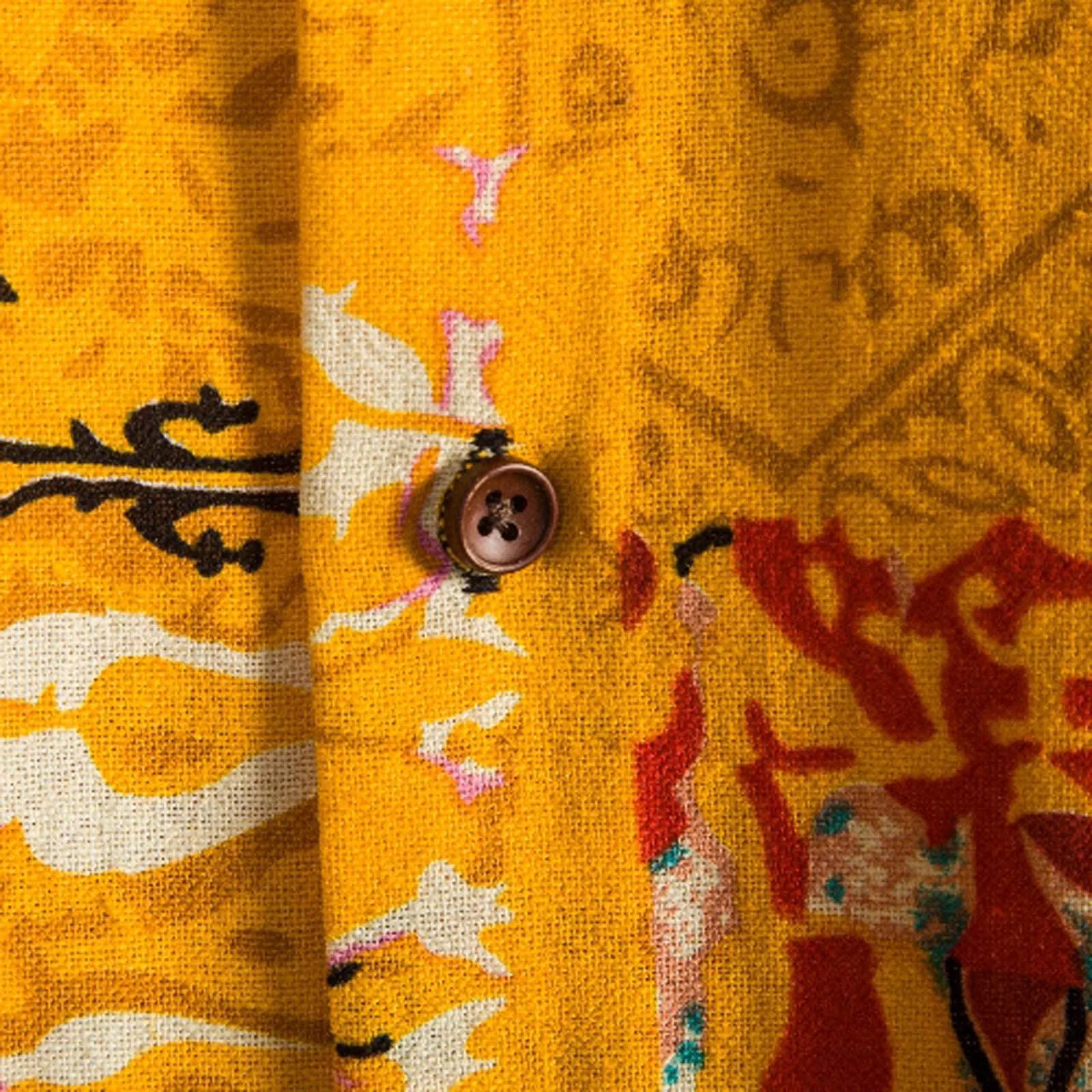 

Fashion Men's Summer Casual Printed Cotton-linen Short Sleeve Top Blouse Shirts Beach Flower Shirt Men's Turtleneck Shirt 2021