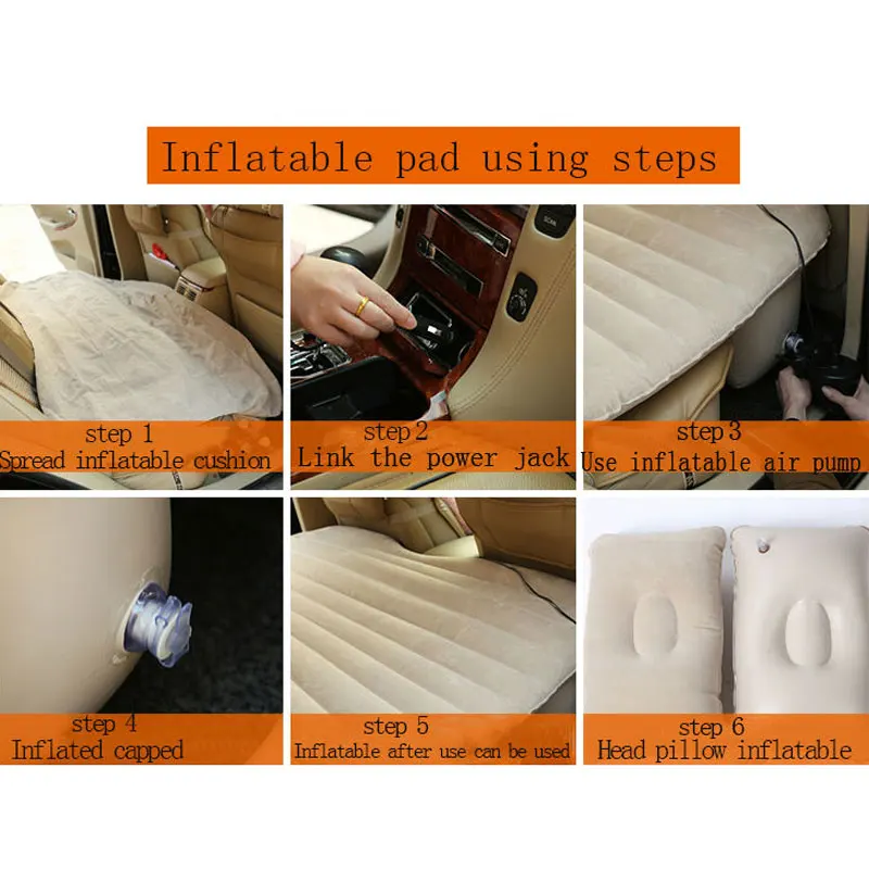 

Car Travel Bed Inflatable Mattress Auto Outdoor Camp for Nissan Note Primera P12 Qashqai J10 J11 Rogue Sunny Sylphy Terrano 2