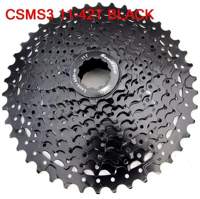 MS3 11-42T Black Sunrace 10 скоростная кассета CSMS3 CSMX3 11-40 т 42 46T велосипедная кассета для Shimano SRAM маховик 11-40 11-42 11-46 10s кассета - Цвет: MS3 11-42T Black