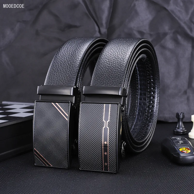 

Brand men's belt, automatic metal buckle, designer, stylish and simple, car buckle stylist, business office, retro, classic