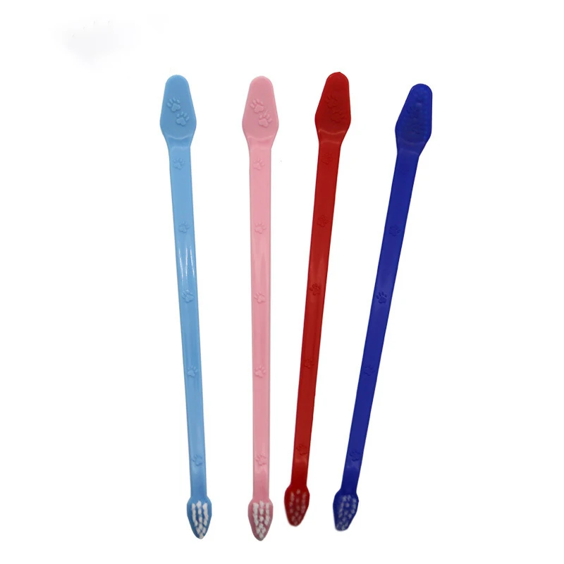 Dog Toothbrush Cat Pet Dental Grooming Washing Tooth Brush Cleaning Tools dog toothbrush stick pet supplies |