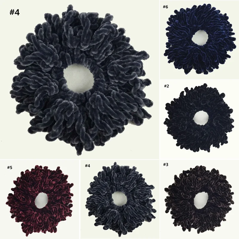 

Muslim Hijab Cap Bonnet Set Head Scarf Headscarf Big Hair Ring Tie Bun Clip Headwear Scrunchie And Underscarf