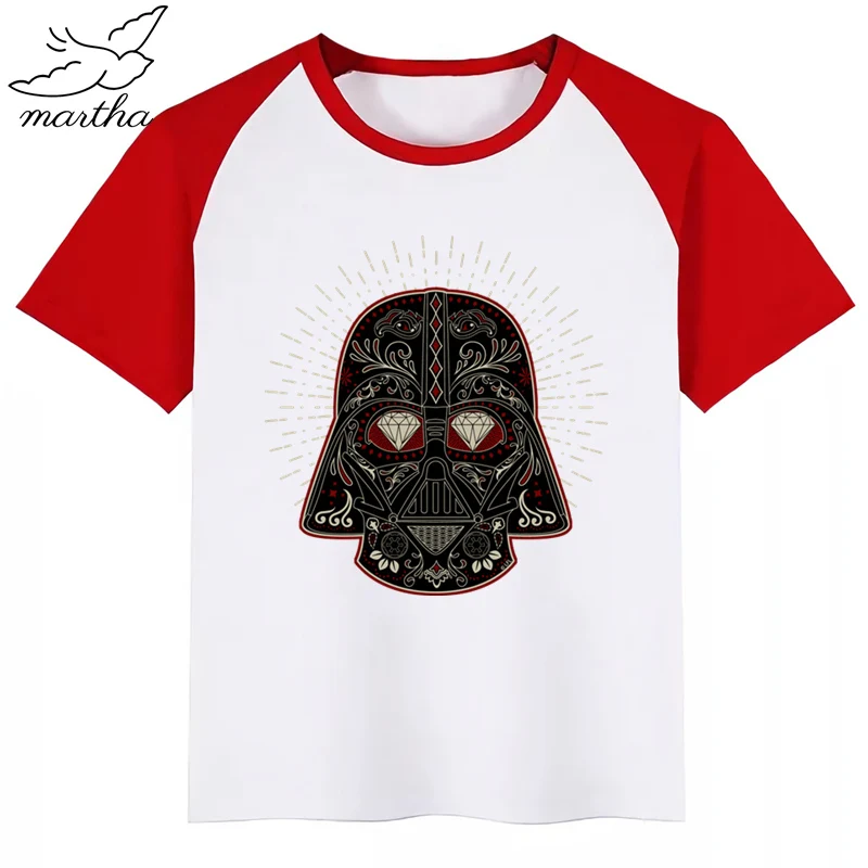 Детская футболка с милым принтом Звездные войны Дарт Вейдер Забавная детская