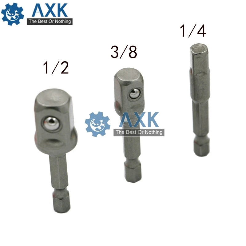 AXk хром-ванадиевая сталь адаптер с хвостовиком для 1/4 &quot3/8&quot 1/2 &quotудлинитель