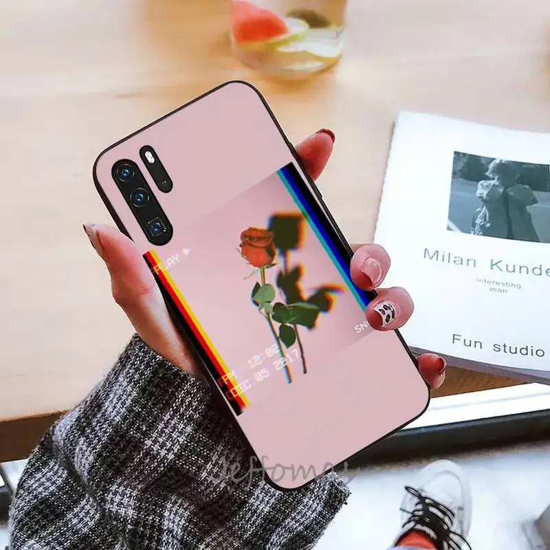 

Blooming flowers sunflower rose Phone Case For Huawei P9 P10 P20 P30 Pro Lite smart Mate 10 Lite 20 Y5 Y6 Y7 2018 2019
