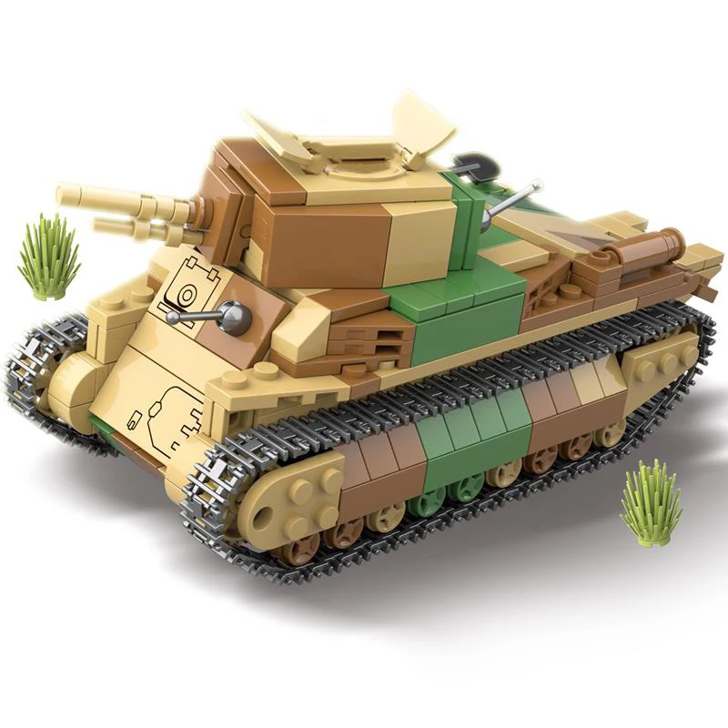 

2021 World War 2 II Japan Military Army 86 Battle Tank Soldier Model Building Blocks WW2 Weapon Bricks Children Boy Toys Gifts