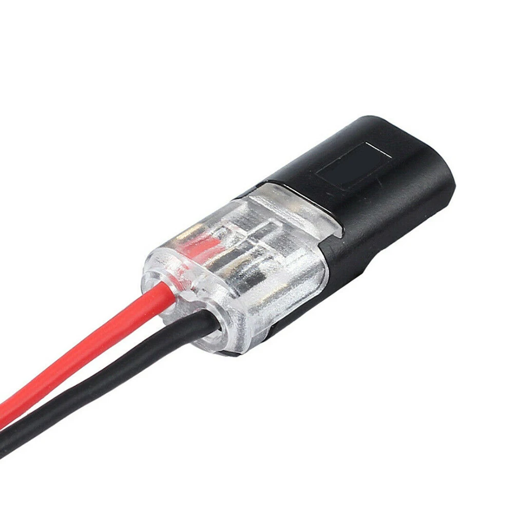 Клеммная колодка с зажимом кабеля 2P легкая установка для светодиодной ленты