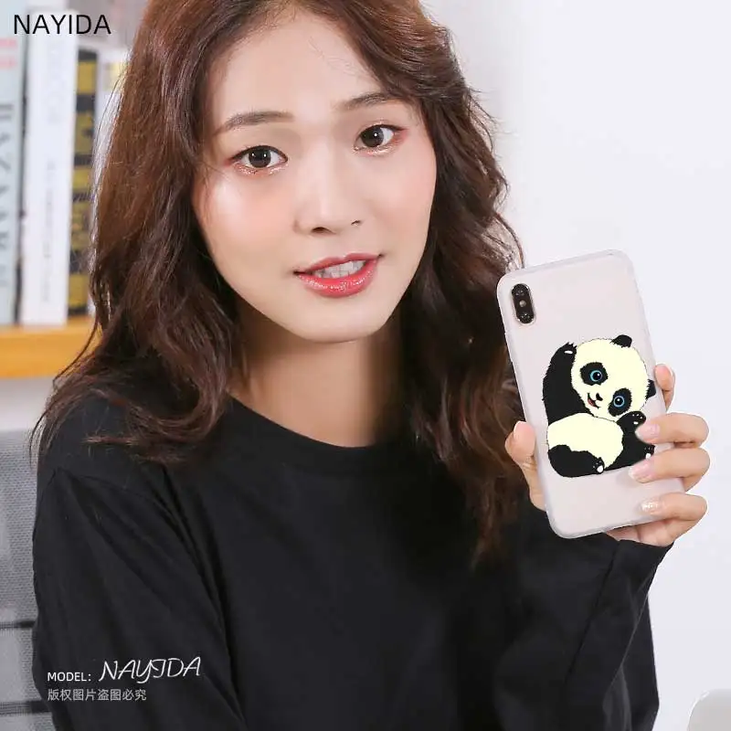 Мягкий чехол из ТПУ для Samsung Galaxy J6 J8 J5 J7 J4 Plus 2018 2016 2017 EU Prime Pro CORE Panda|Бамперы| |