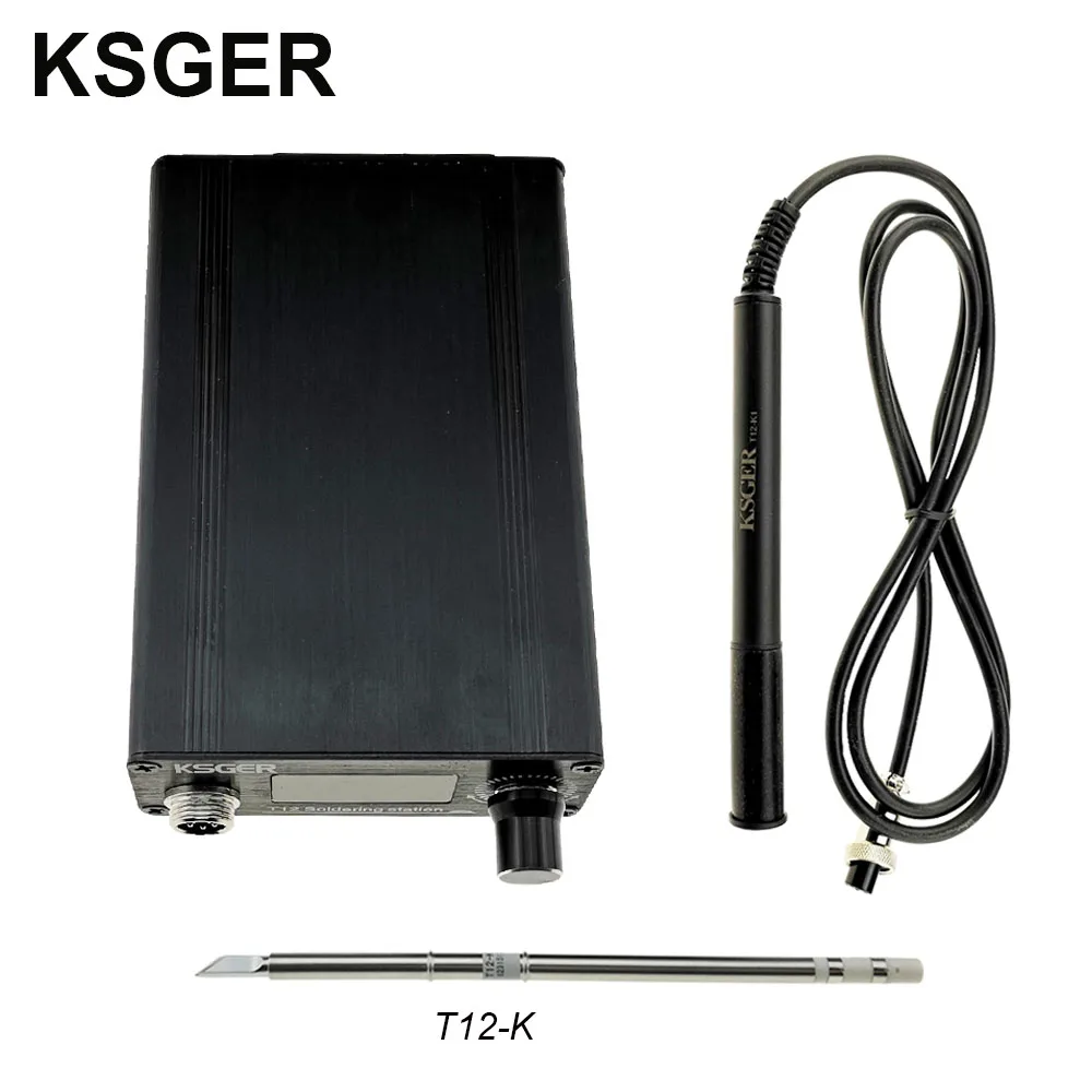Sets 1 KSGER T12 паяльник STM32 V3.1S OLED DIY пластик FX9501 ручка электрические инструменты быстрый нагрев T12 железные наконечники 8s банки - Цвет: Sets 1