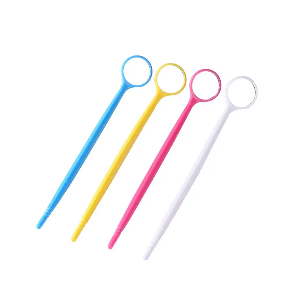 

1PC Colorful Plastic Dental mirror Dental Tooth Odontologicos Dentist Mirror Tool for Teeth Whitening Tooth Care Color Random