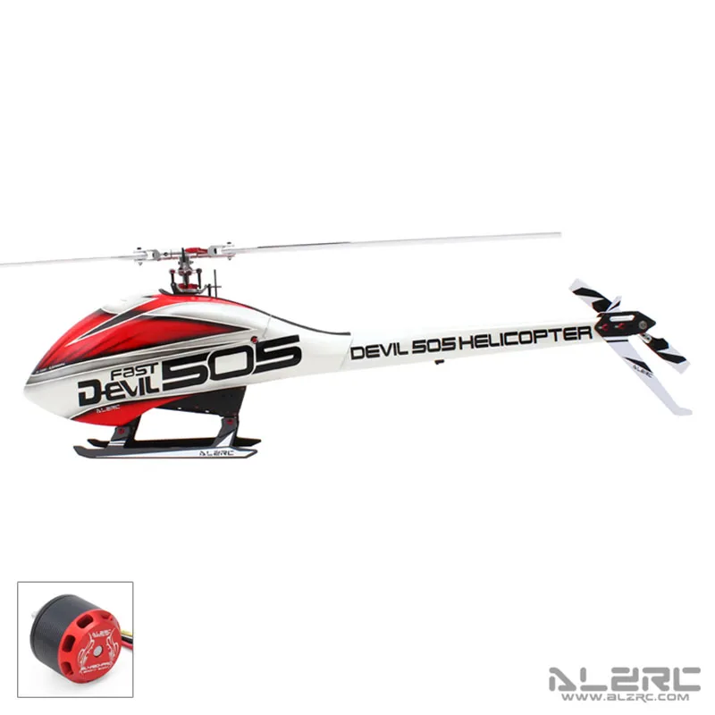 

ALZRC Devil 505 Быстрый FBL Радиоуправляемый вертолет с дистанционным управлением самолёт 6 каналов кв 6S бесщеточный двигатель уличная игрушка в по...