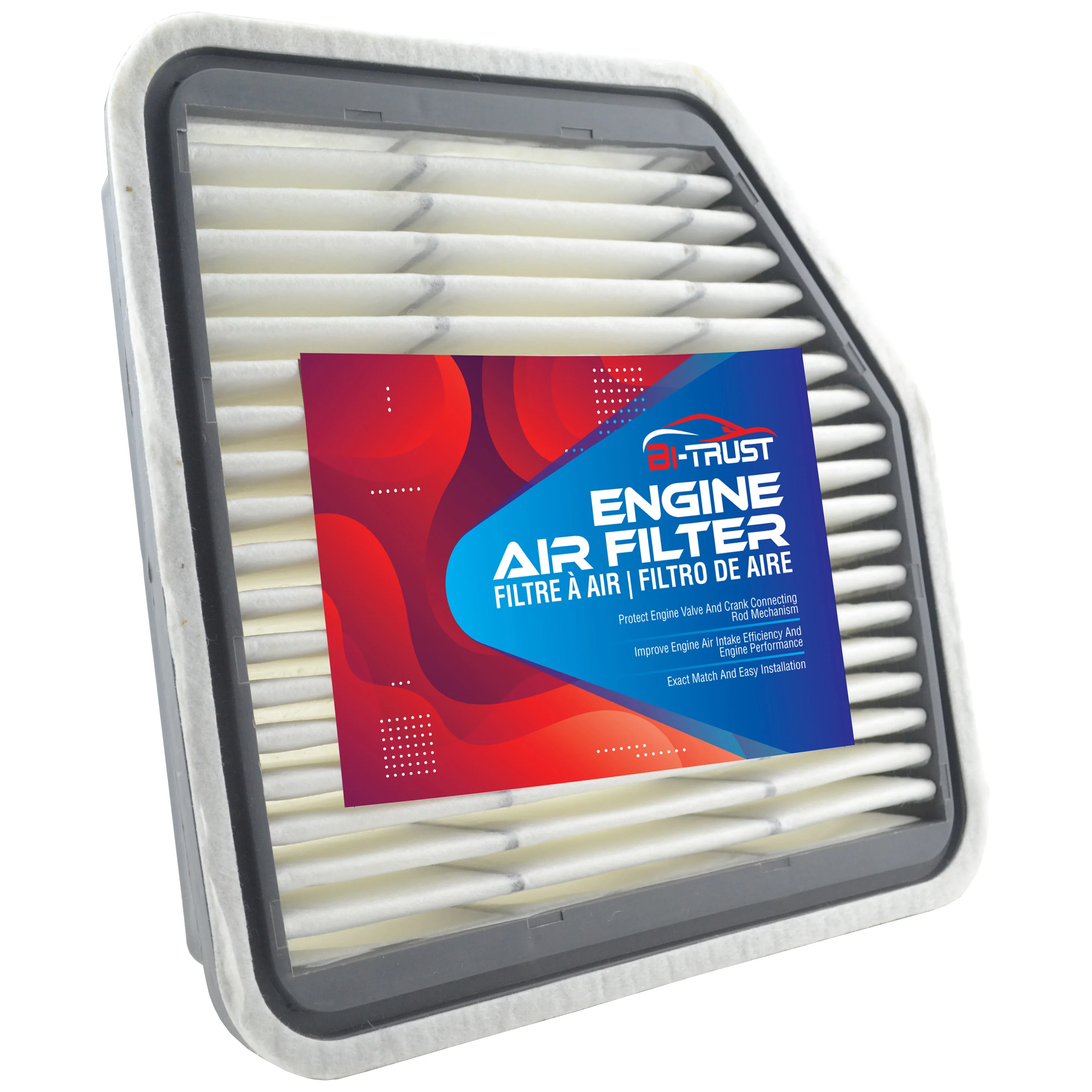 

Bi-Trust Engine Air Filter for 2007-2011 Lexus GS350 06-07 GS430 06-13 IS250 06-15 IS350