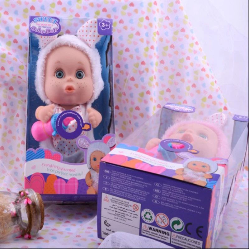 Электрические детские куклы 26 см веснушки милая детская игрушка Волшебная кукла