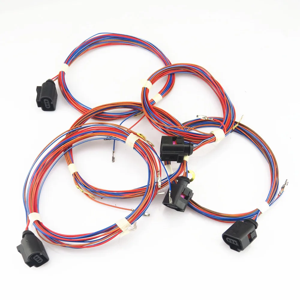 

Сигнализация задней двери FHAWKEYEQ, звуковой сигнал безопасности, провод для колонки, провод для VW Jetta MK5 Passat B6 B7 Golf MK6 Tiguan A1 Q3 Q5