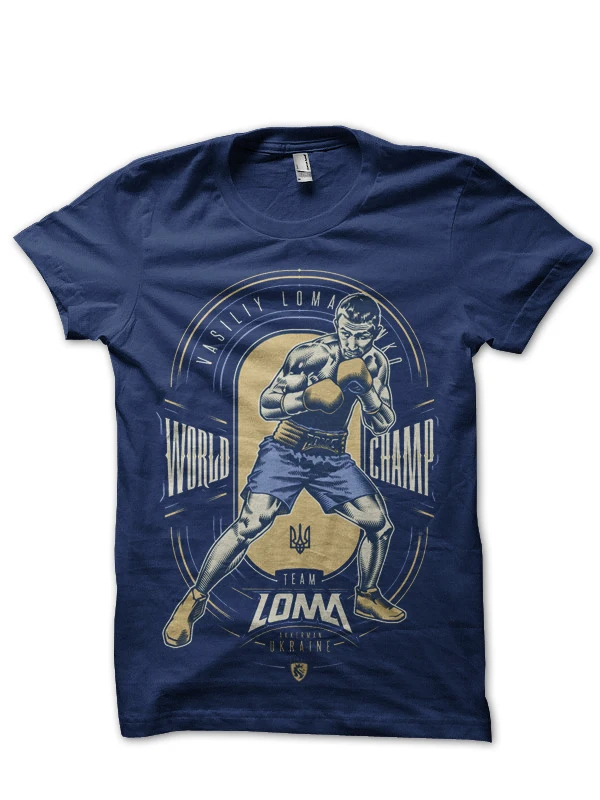 

Lomachenko Boxing Worldharajuku Streetwear Shirt Ment Shirt